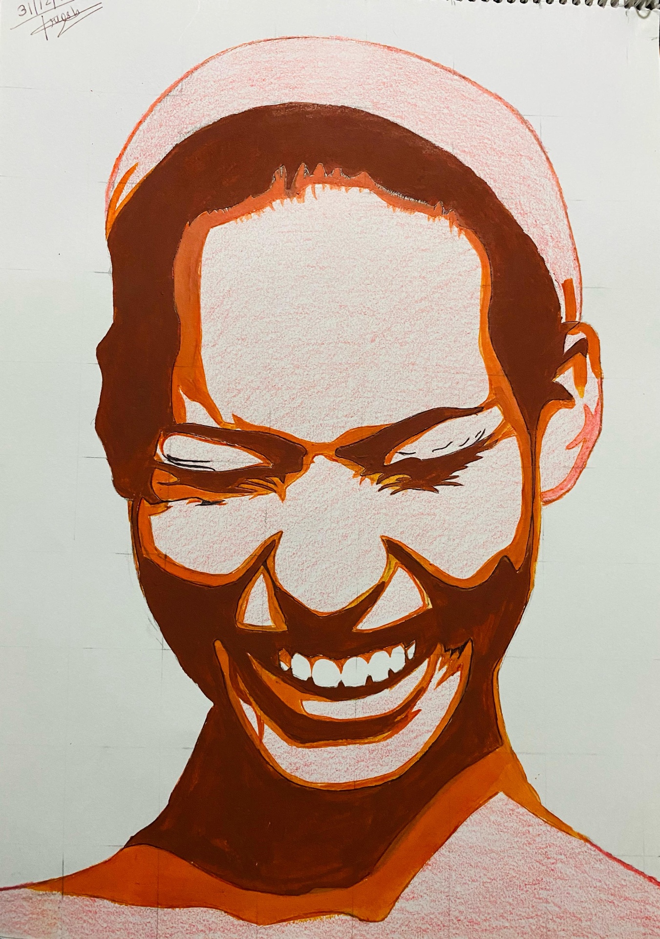 Burnt Smile — Study in orange